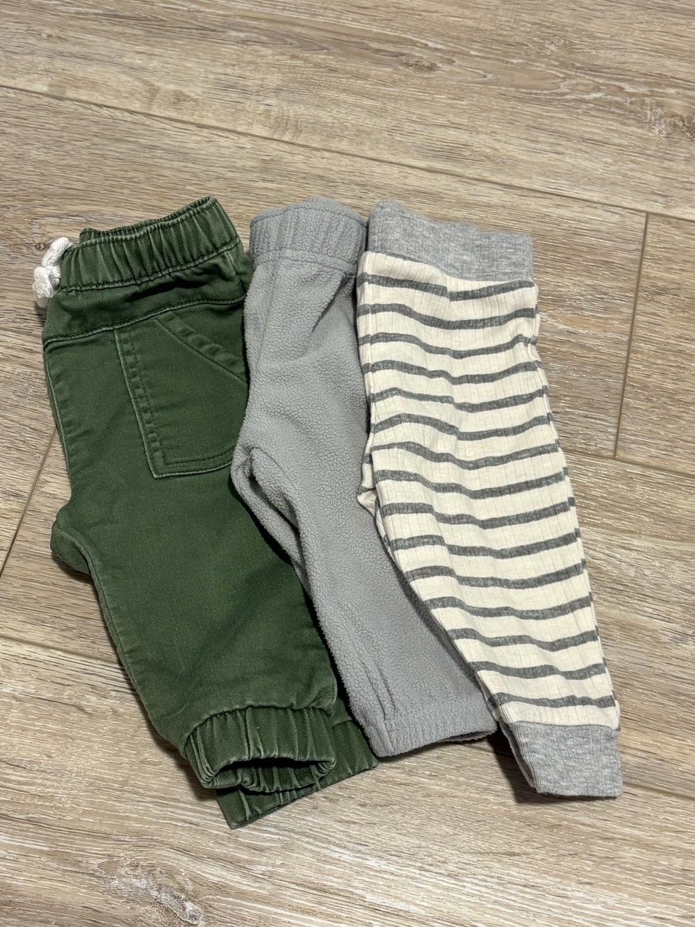 Pants Bundle - Green, Gray & Stripe